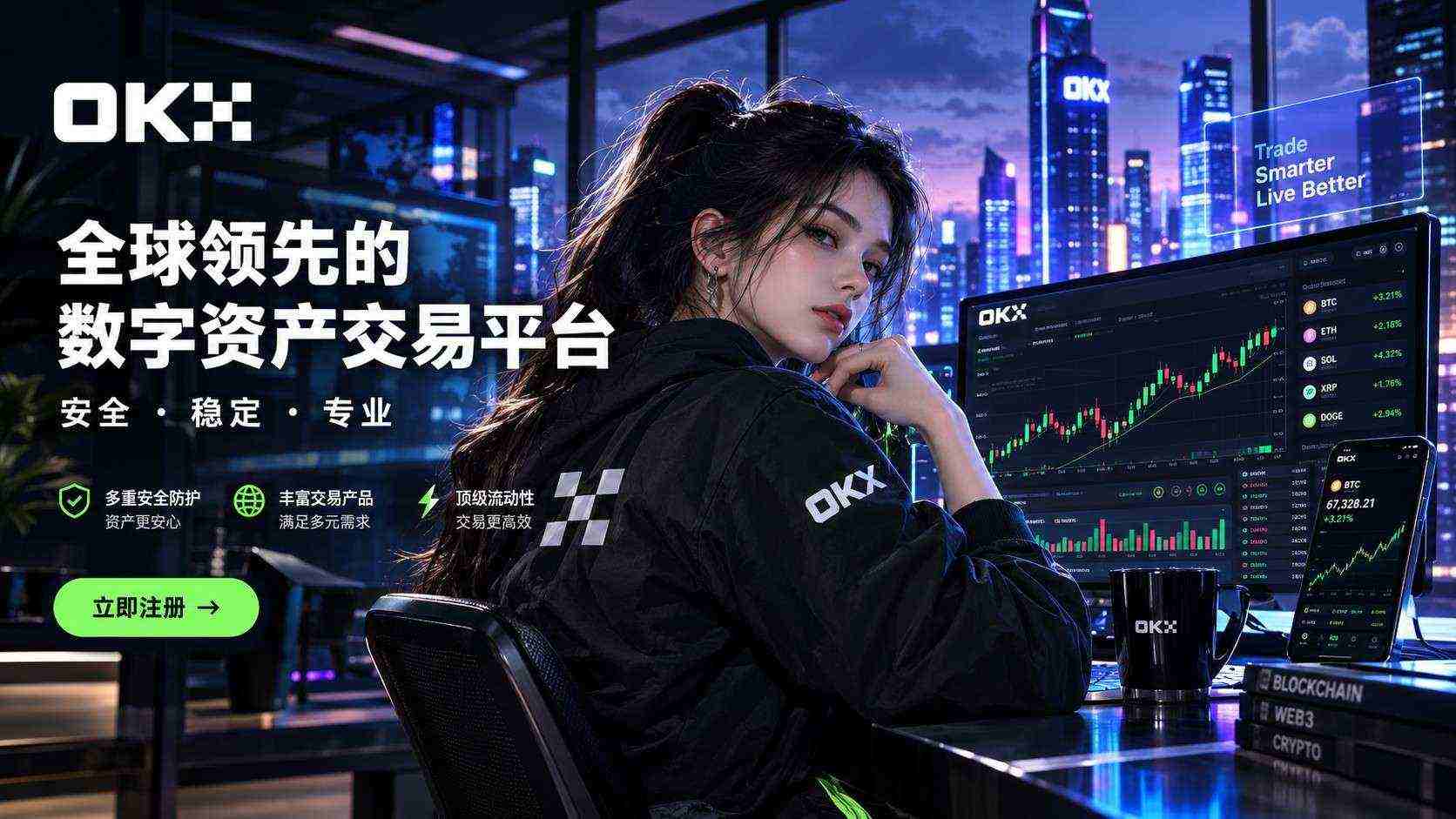 殴易交易所官方 App 界面展示二